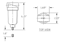 F35 Series Particulate Filter Drawing